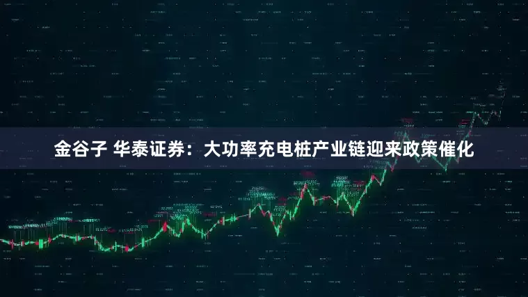 金谷子 华泰证券：大功率充电桩产业链迎来政策催化